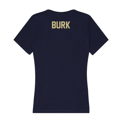 Oral Roberts - NCAA Men's Track & Field : Elijah Burk - Women's V-Neck T-Shirt-1