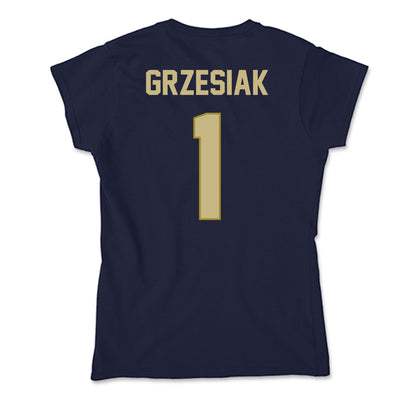 Oral Roberts - NCAA Men's Soccer : Jakub Grzesiak - Soft Style Women’s T-Shirt-1