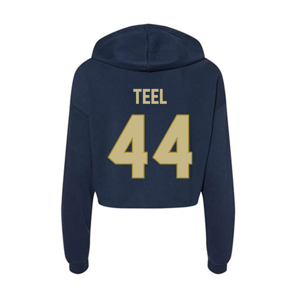 Oral Roberts - NCAA Baseball : Easton Teel - Women's Crop Fleece Hoodie-1