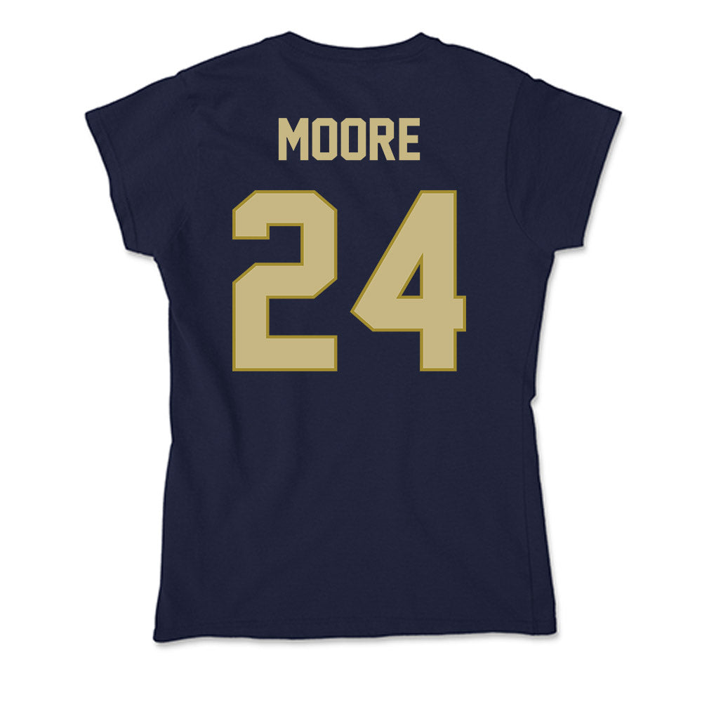 Oral Roberts - NCAA Men's Basketball : Josiah Moore - Soft Style Women’s T-Shirt-1
