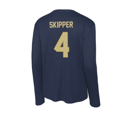 Oral Roberts - NCAA Men's Basketball : Jackson Skipper - Activewear Long Sleeve T-Shirt