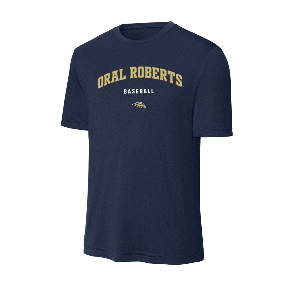 Oral Roberts - NCAA Baseball : Easton Teel - Activewear T-Shirt-0