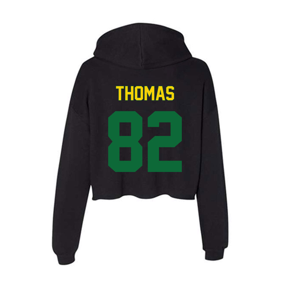 KYSU - NCAA Football : Joshua Thomas - Classic Shersey Women's Crop Fleece Hoodie-1