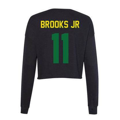  - NCAA Men's Basketball : Tyson Brooks Jr - Classic Shersey Women's Cropped Crew Fleece-1