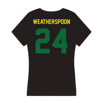  - NCAA Women's Basketball : Jeana Weatherspoon - Classic Shersey Women's V-Neck T-Shirt-1