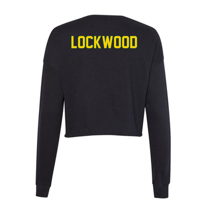  - NCAA Men's Track & Field : Montrai Lockwood - Classic Shersey Women's Cropped Crew Fleece-1