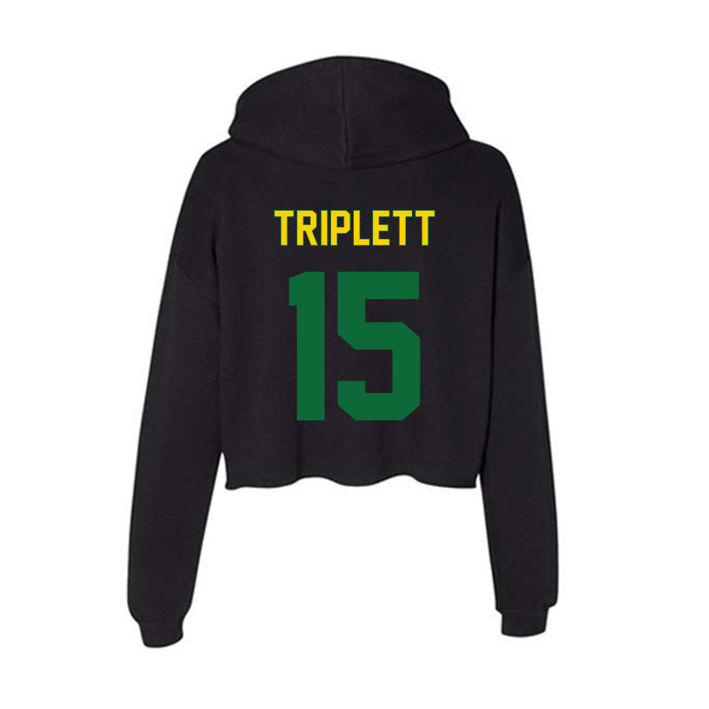 KYSU - NCAA Women's Basketball : Alycia Triplett - Classic Shersey Women's Crop Fleece Hoodie-1