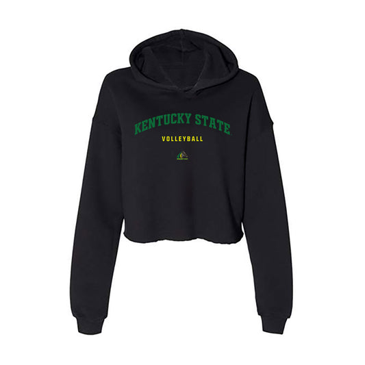  - NCAA Men's Volleyball : D'Angelo Coleman - Classic Shersey Women's Crop Fleece Hoodie-0