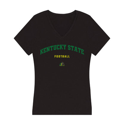 KYSU - NCAA Football : Elijah Mack - Classic Shersey Women's V-Neck T-Shirt-0