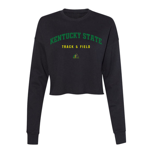 KYSU - NCAA Men's Track & Field : Gavianni Wright - Classic Shersey Women's Cropped Crew Fleece-0