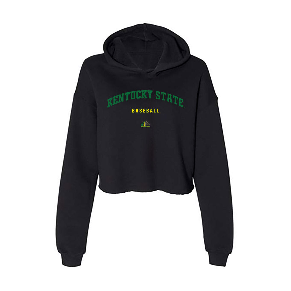 KYSU - NCAA Baseball : Mariano Rivas II - Classic Shersey Women's Crop Fleece Hoodie-0