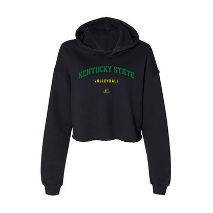  - NCAA Women's Volleyball : Sydney Shelby - Classic Shersey Women's Crop Fleece Hoodie-0