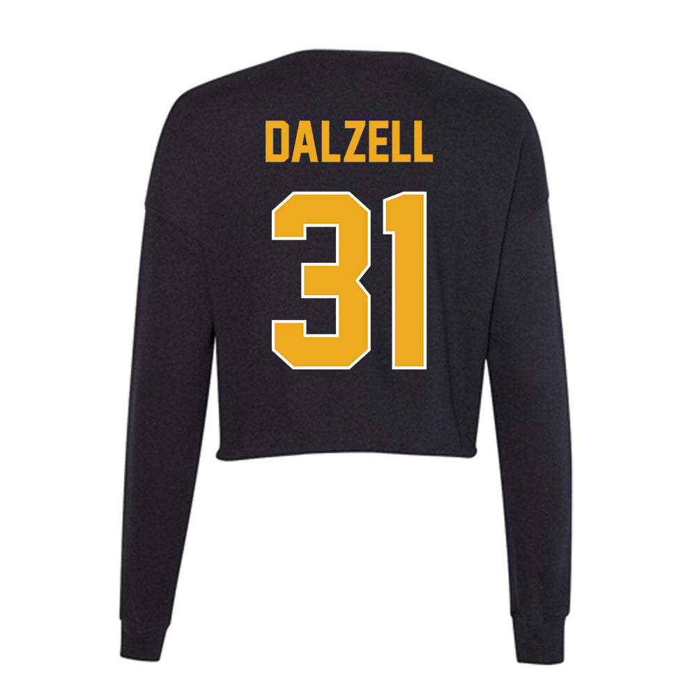 LBSU - NCAA Baseball : Tristan Dalzell - Women's Cropped Crew Fleece-1