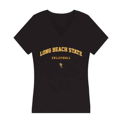 LBSU - NCAA Women's Volleyball : Natalie Glenn - Women's V-Neck T-Shirt-0