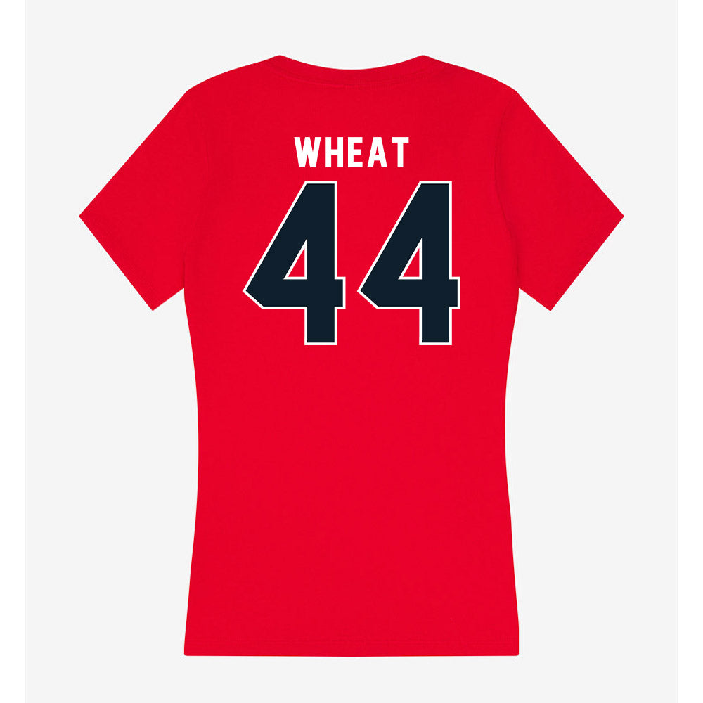 Dallas Baptist - NCAA Women's Soccer : Chandler Wheat - Women's V-Neck T-Shirt-1