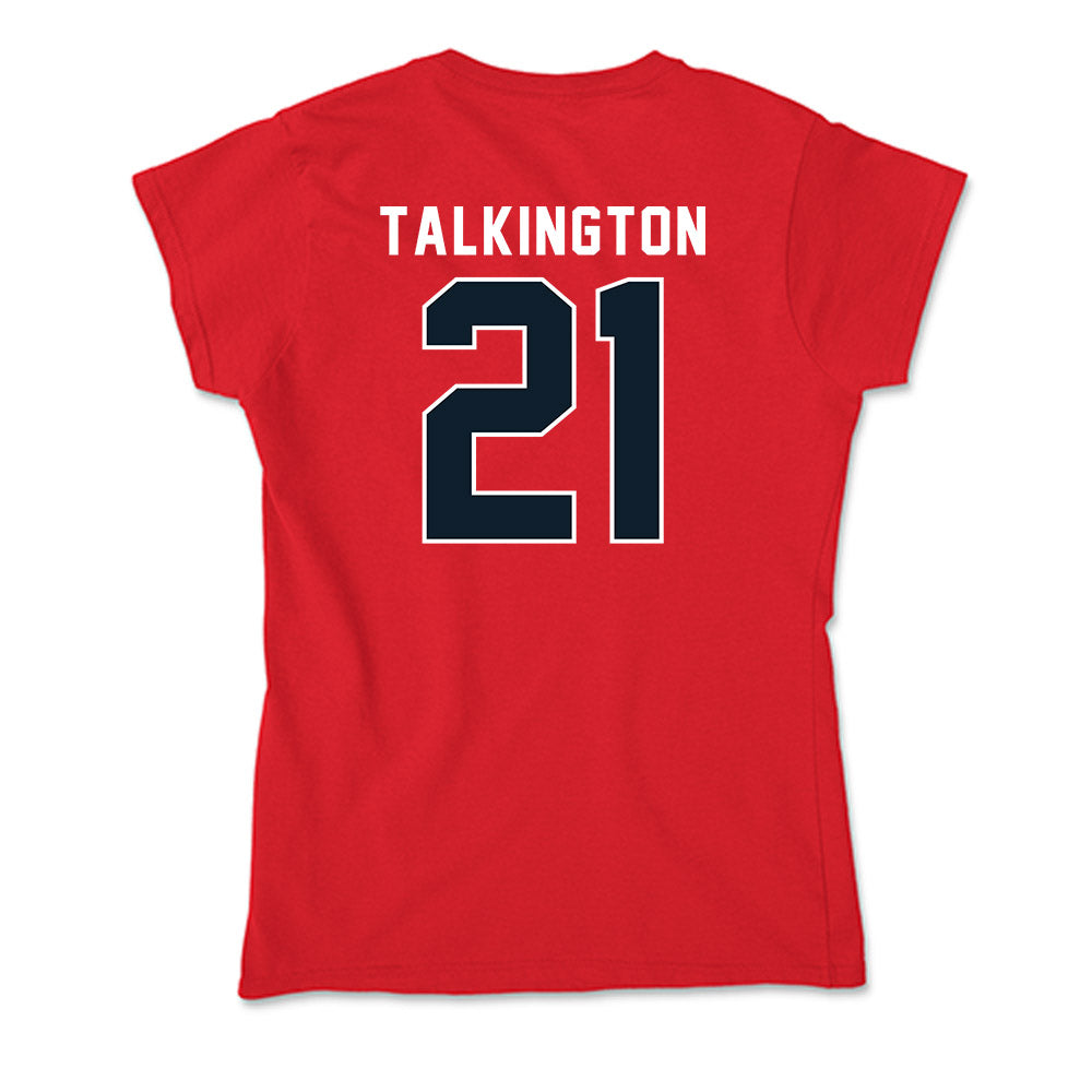 Dallas Baptist - NCAA Women's Soccer : Madeline Talkington - Soft Style Women’s T-Shirt-1