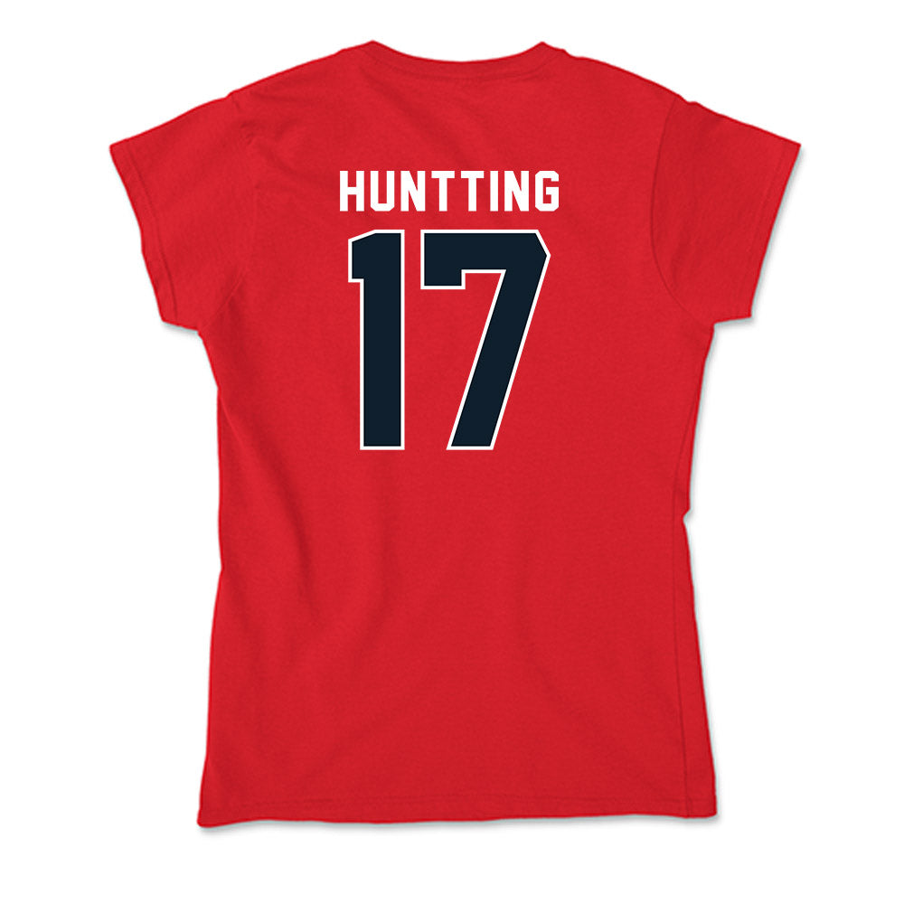 Dallas Baptist - NCAA Men's Ice Hockey : David Huntting - Soft Style Women’s T-Shirt-1