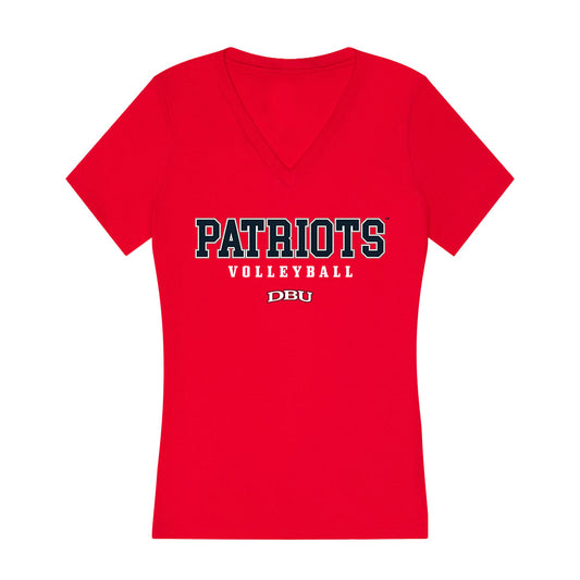 Dallas Baptist - NCAA Women's Volleyball : Reagan Fifer - Women's V-Neck T-Shirt-0