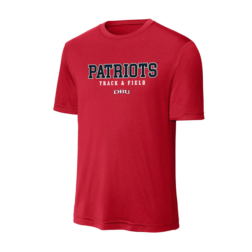 Dallas Baptist - NCAA Men's Track & Field : Dylan Prasse - Activewear T-Shirt-0