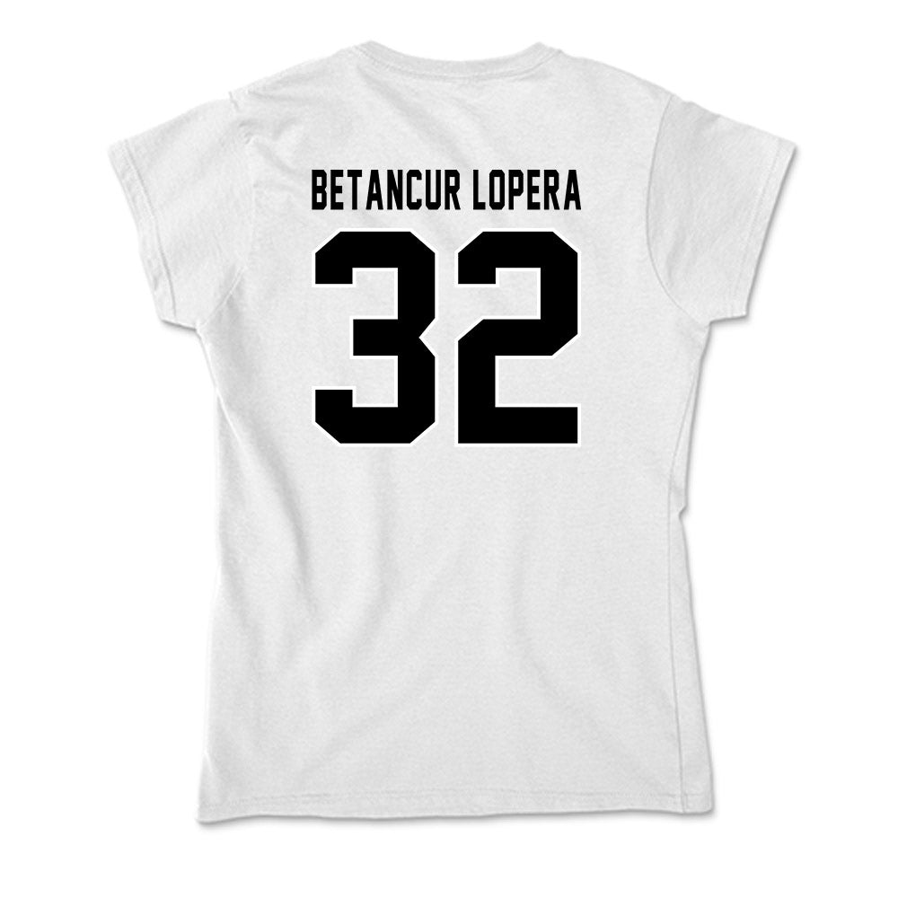 Providence - NCAA Men's Soccer : Steban Betancur Lopera - Soft Style Women’s T-Shirt-1
