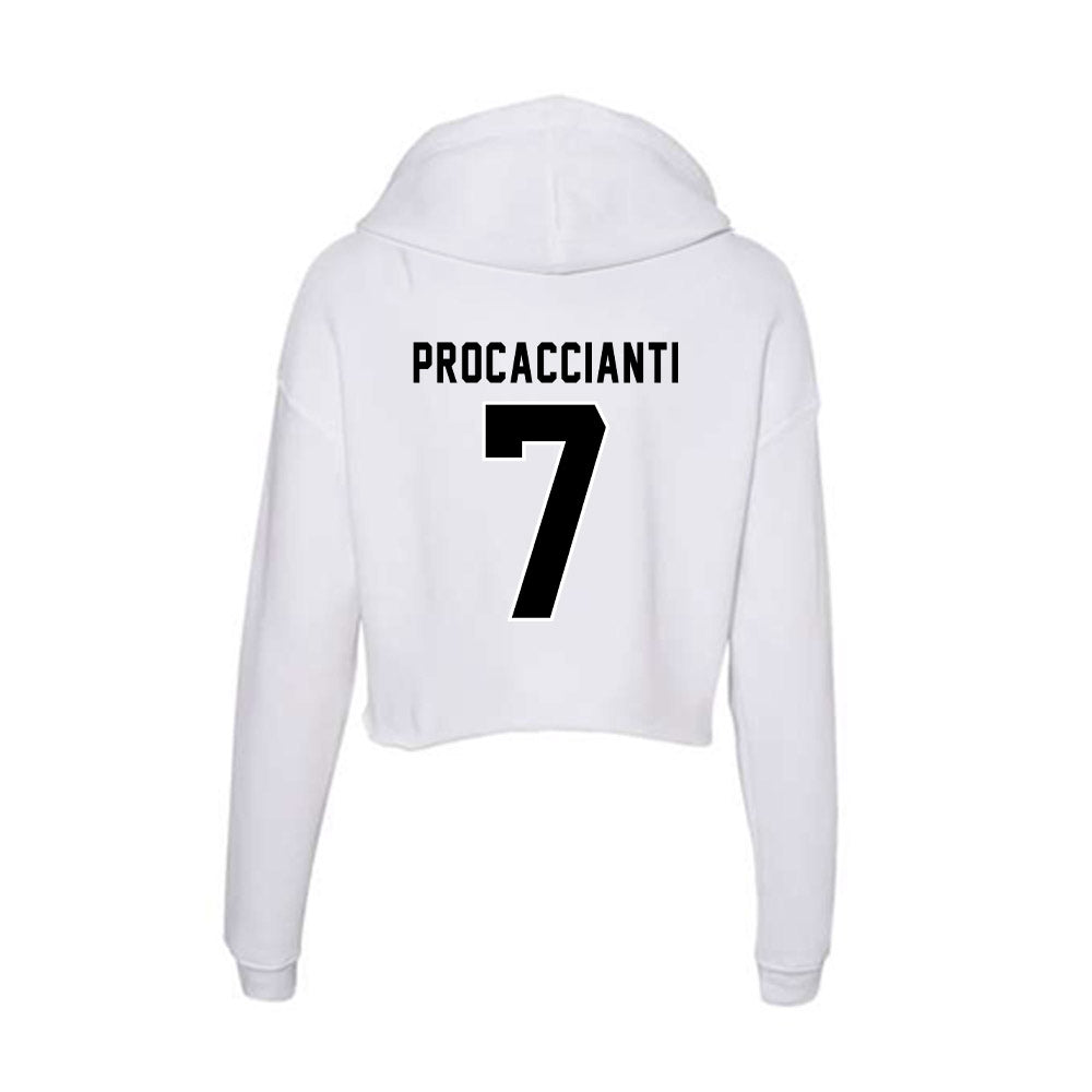 Providence - NCAA Women's Field Hockey : Lily Procaccianti - Women's Crop Fleece Hoodie-1