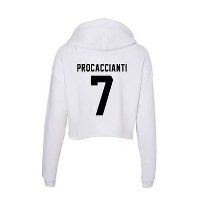 Providence - NCAA Women's Field Hockey : Lily Procaccianti - Women's Crop Fleece Hoodie-1