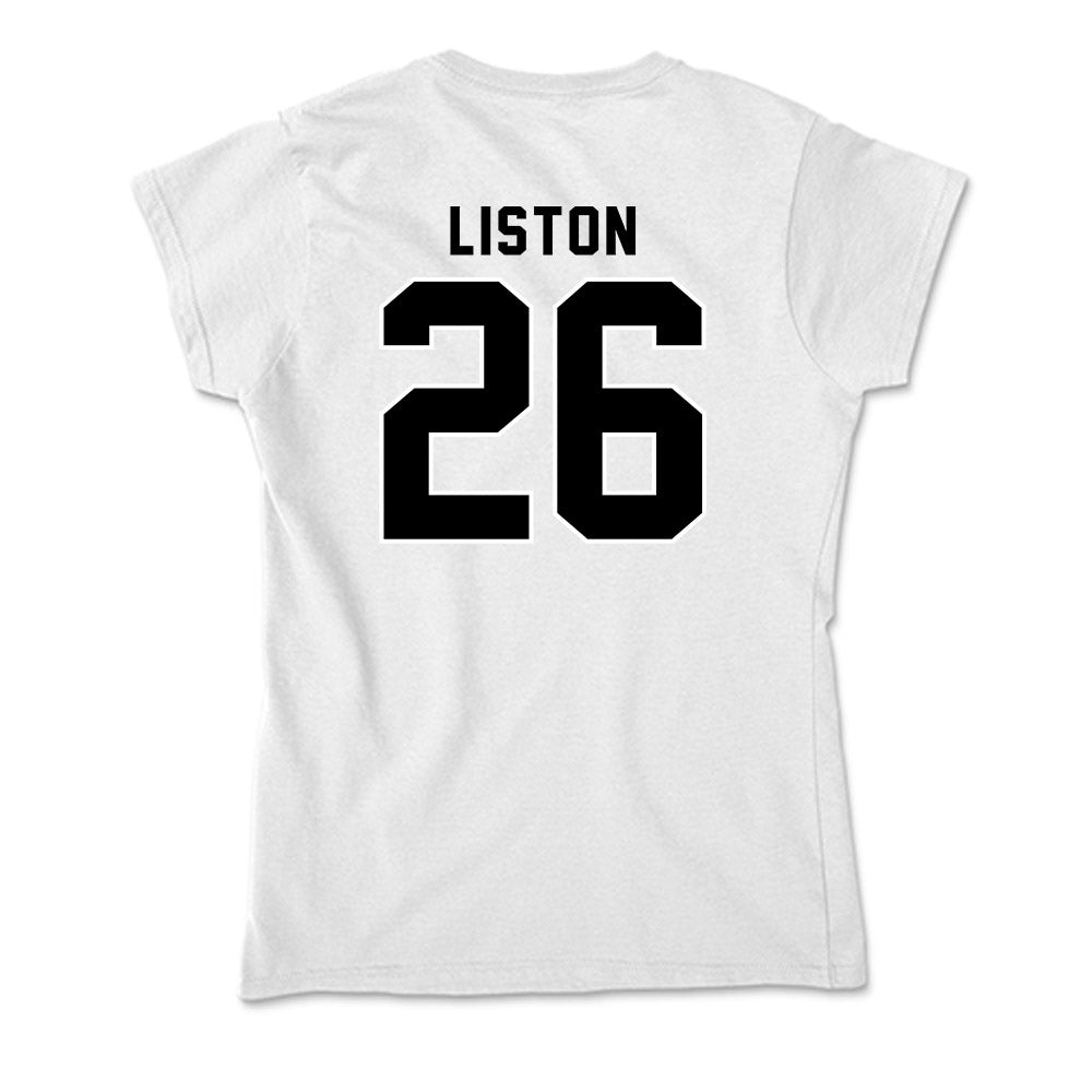 Providence - NCAA Men's Lacrosse : Spencer Liston - Soft Style Women’s T-Shirt-1