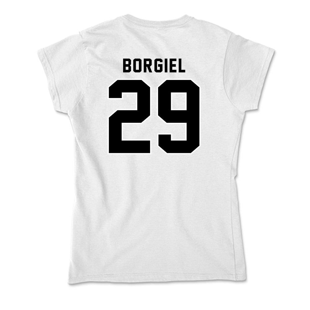 Providence - NCAA Men's Ice Hockey : Zach Borgiel - Soft Style Women’s T-Shirt-1