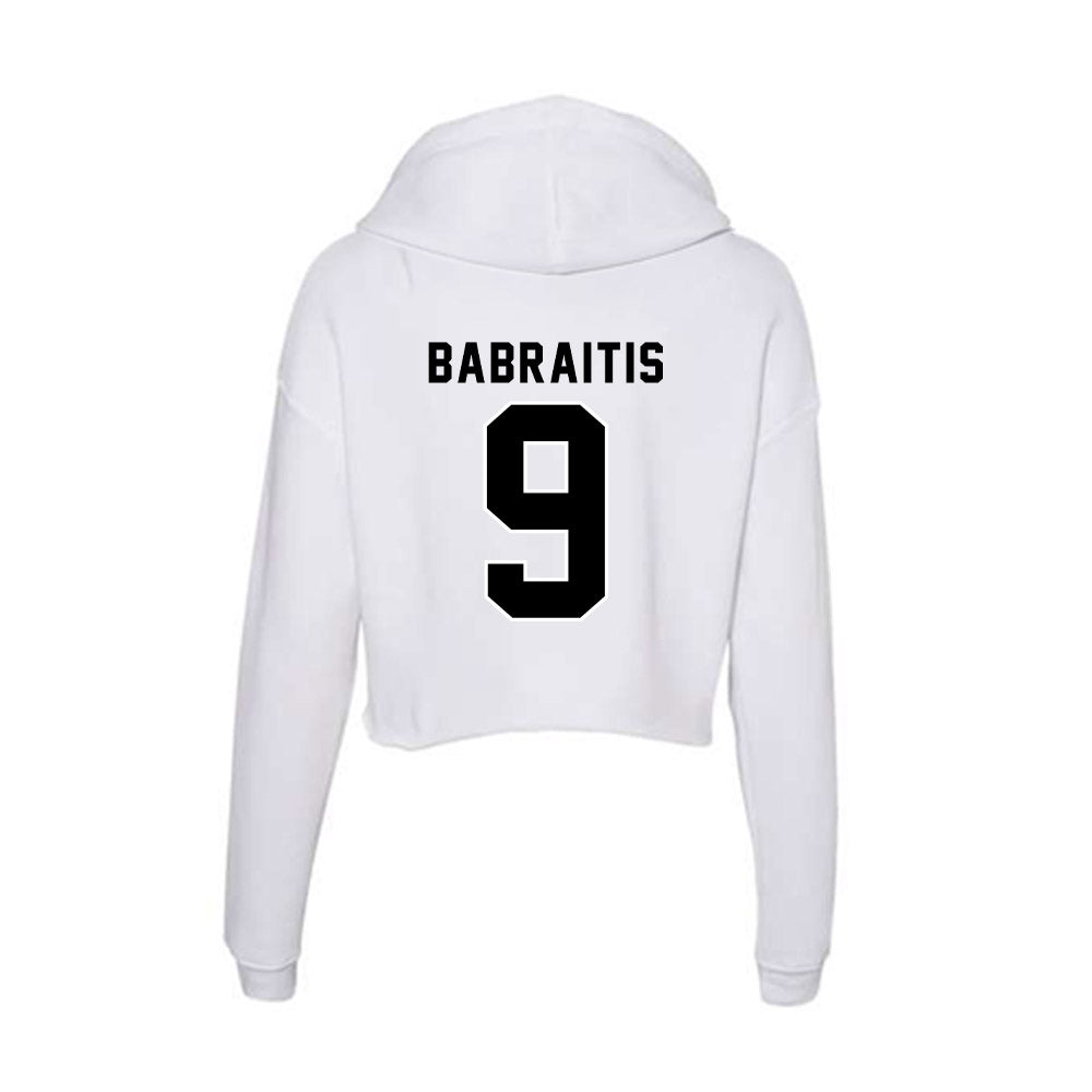 Providence - NCAA Women's Basketball : Austeja Babraitis - Women's Crop Fleece Hoodie-1