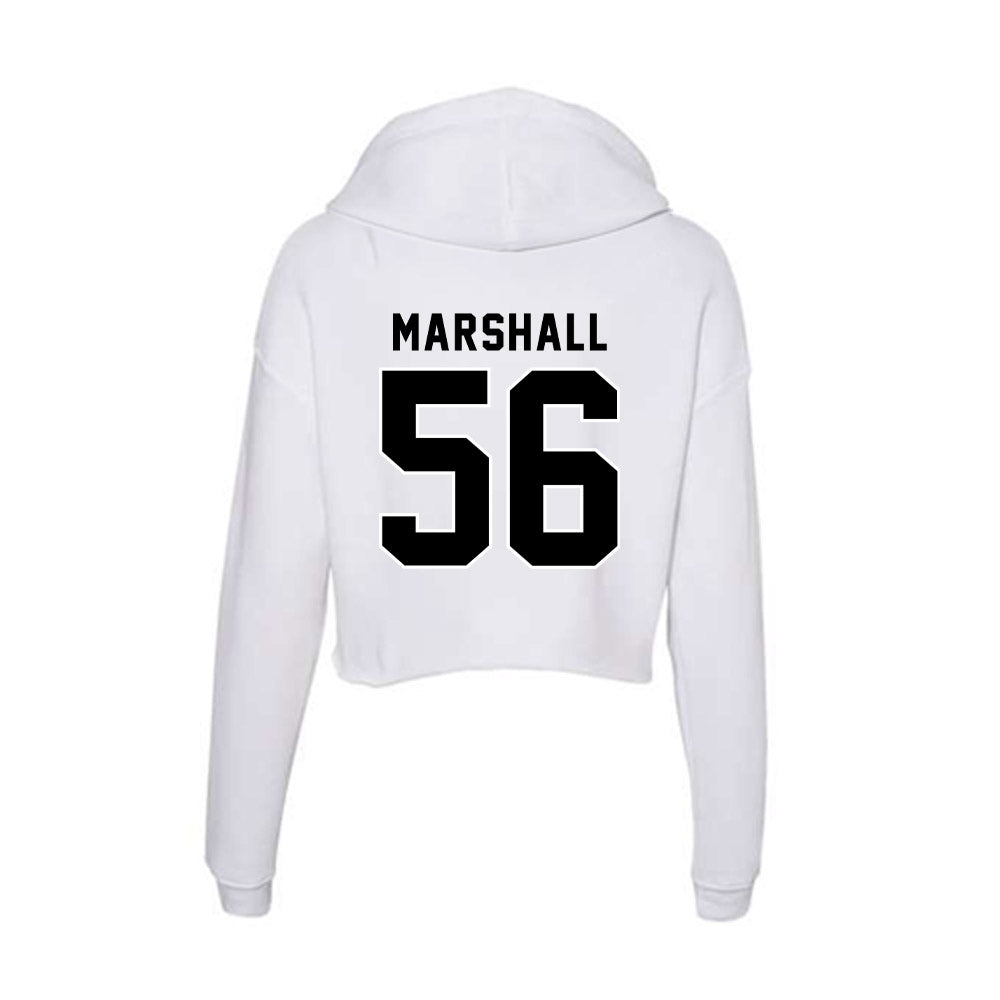 Providence - NCAA Men's Lacrosse : Ned Marshall - Women's Crop Fleece Hoodie-1