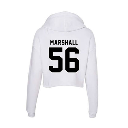 Providence - NCAA Men's Lacrosse : Ned Marshall - Women's Crop Fleece Hoodie-1