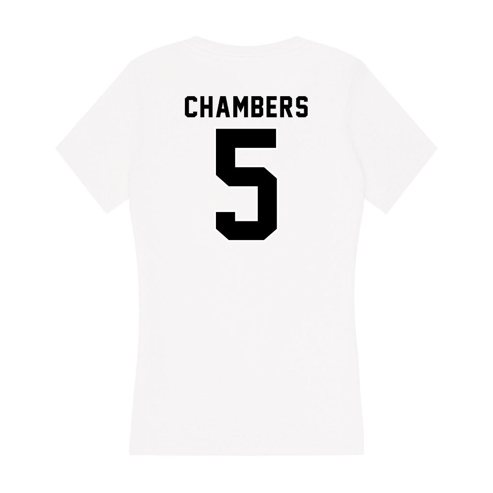 Providence - NCAA Men's Lacrosse : Rhett Chambers - Women's V-Neck T-Shirt-1