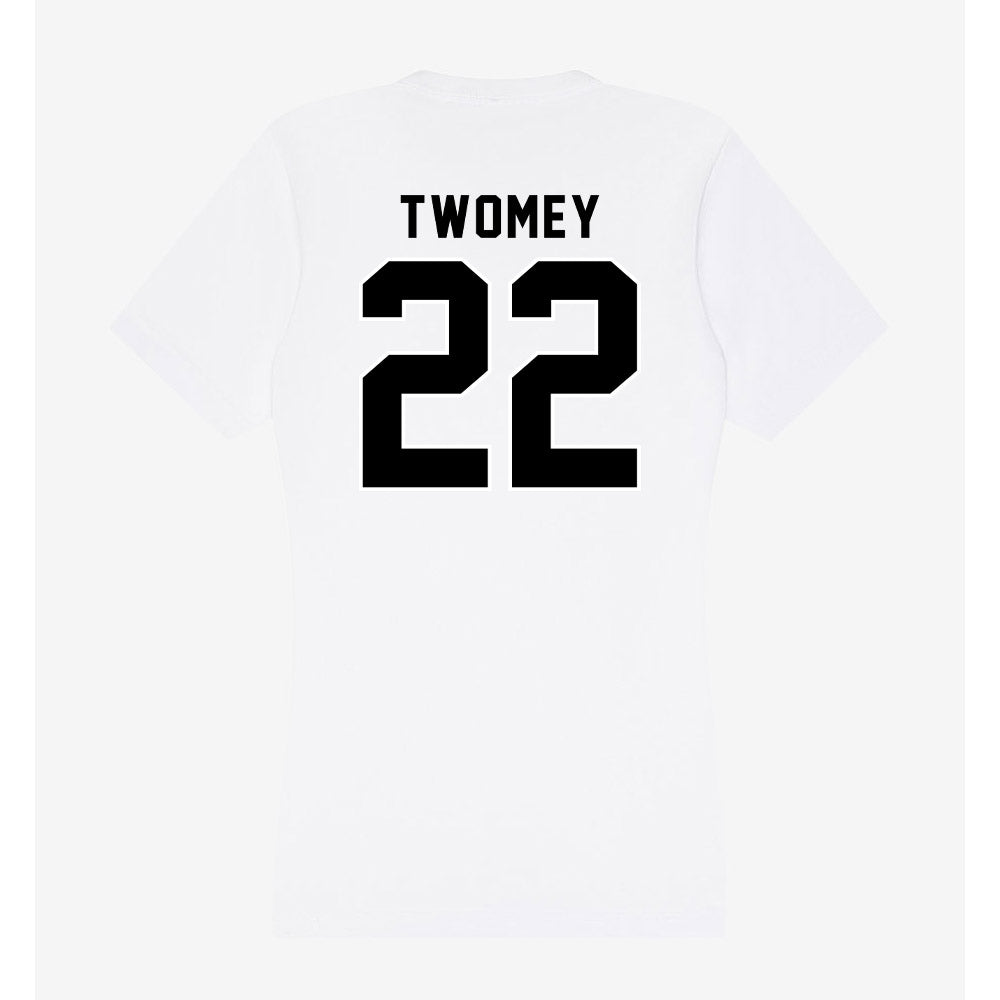 Providence - NCAA Softball : Alyssa Twomey - Women's V-Neck T-Shirt-1