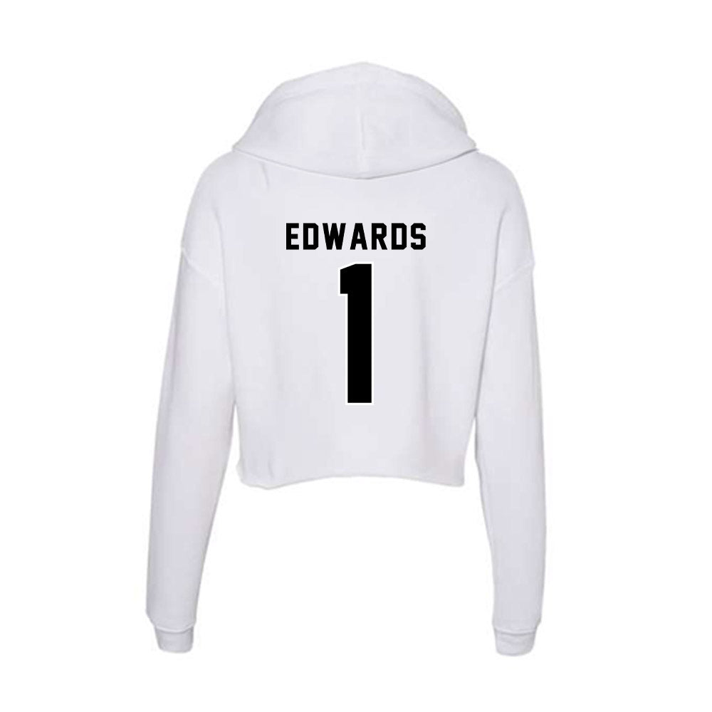 Providence - NCAA Men's Basketball : Jason Edwards - Women's Crop Fleece Hoodie-1