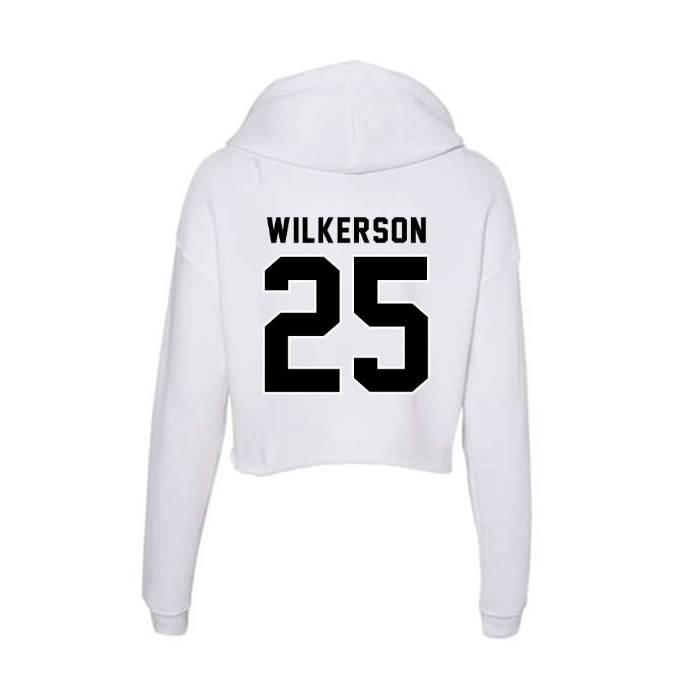 Providence - NCAA Men's Lacrosse : Jay Wilkerson - Women's Crop Fleece Hoodie-1