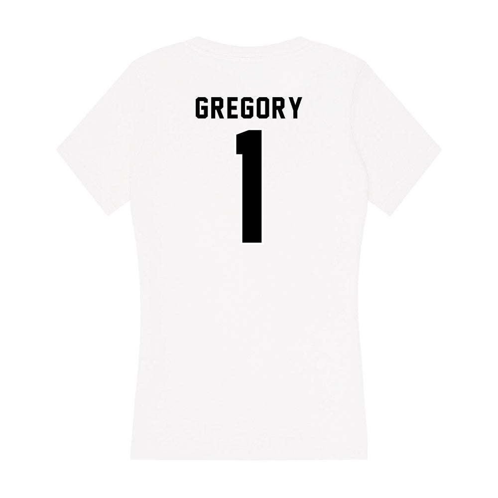 Providence - NCAA Men's Lacrosse : Pierce Gregory - Women's V-Neck T-Shirt-1