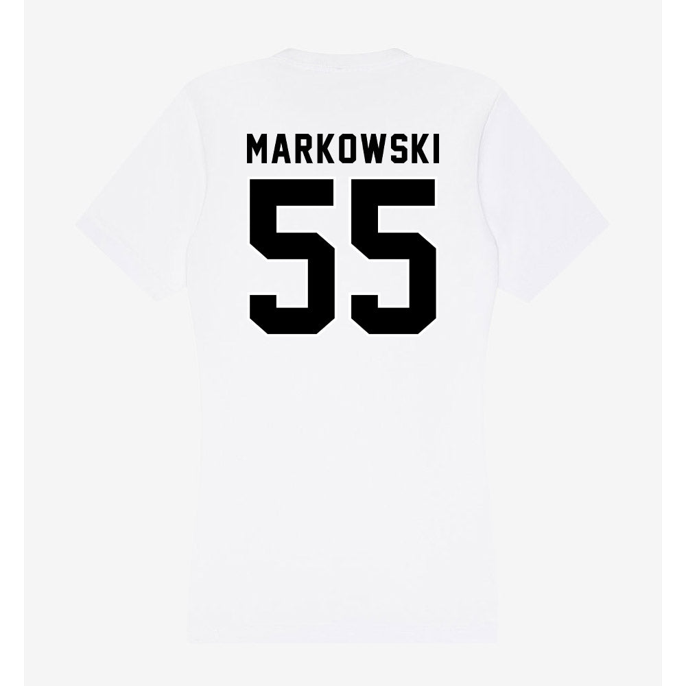 Providence - NCAA Men's Lacrosse : Stephen Markowski - Women's V-Neck T-Shirt-1