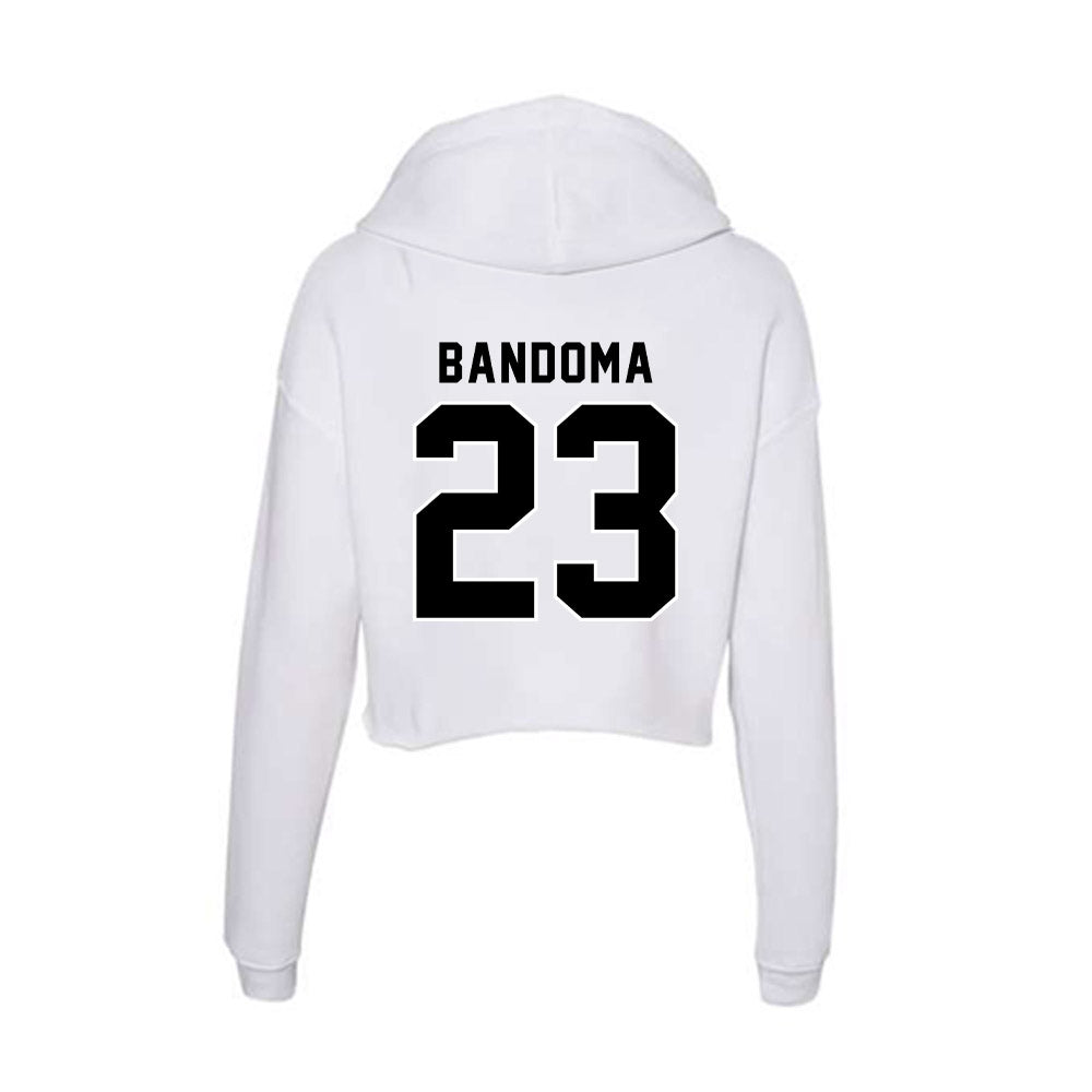 Providence - NCAA Women's Basketball : Sarah Bandoma - Women's Crop Fleece Hoodie-1