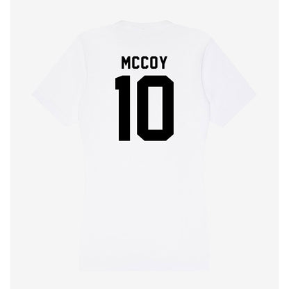 Providence - NCAA Men's Ice Hockey : Donovan McCoy - Women's V-Neck T-Shirt-1