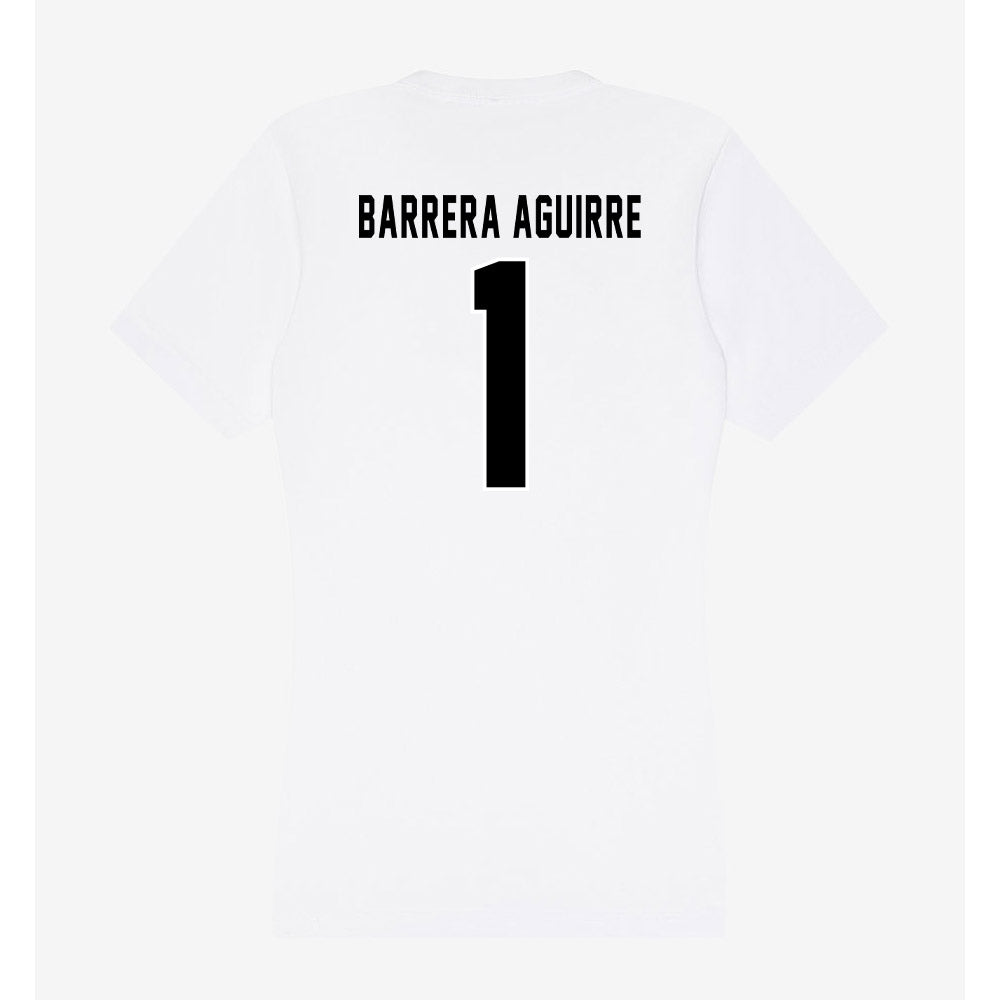 Providence - NCAA Women's Tennis : Cami Barrera Aguirre - Women's V-Neck T-Shirt-1