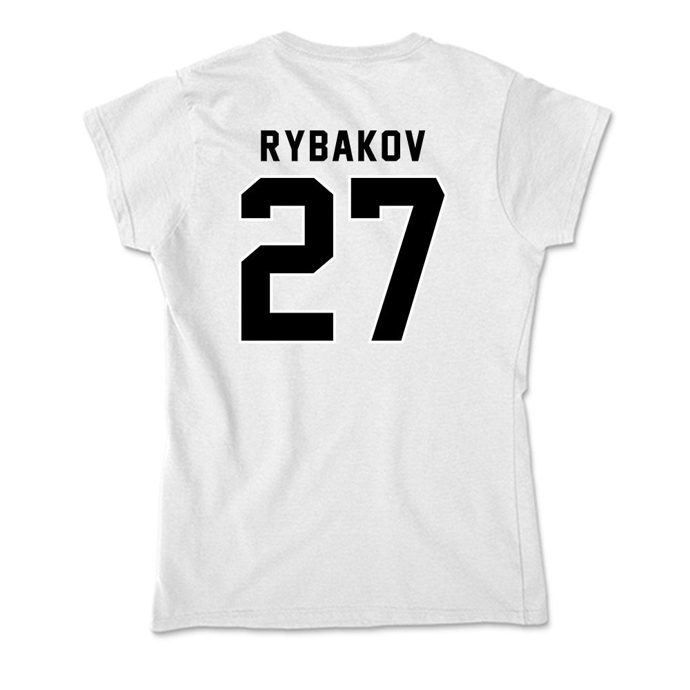 Providence - NCAA Men's Ice Hockey : Aleksandr Rybakov - Soft Style Women’s T-Shirt-1