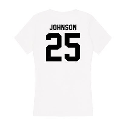 Providence - NCAA Women's Ice Hockey : Hannah Johnson - Women's V-Neck T-Shirt-1