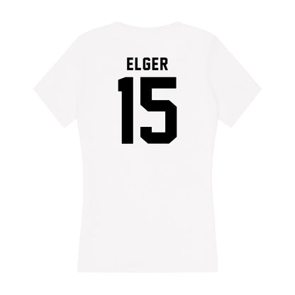 Providence - NCAA Men's Ice Hockey : Will Elger - Women's V-Neck T-Shirt-1