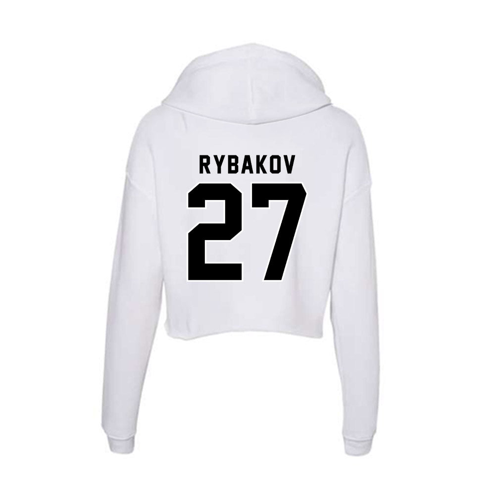 Providence - NCAA Men's Ice Hockey : Aleksandr Rybakov - Women's Crop Fleece Hoodie-1