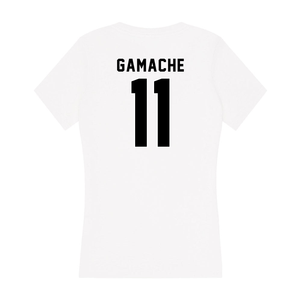 Providence - NCAA Men's Ice Hockey : Graham Gamache - Women's V-Neck T-Shirt-1