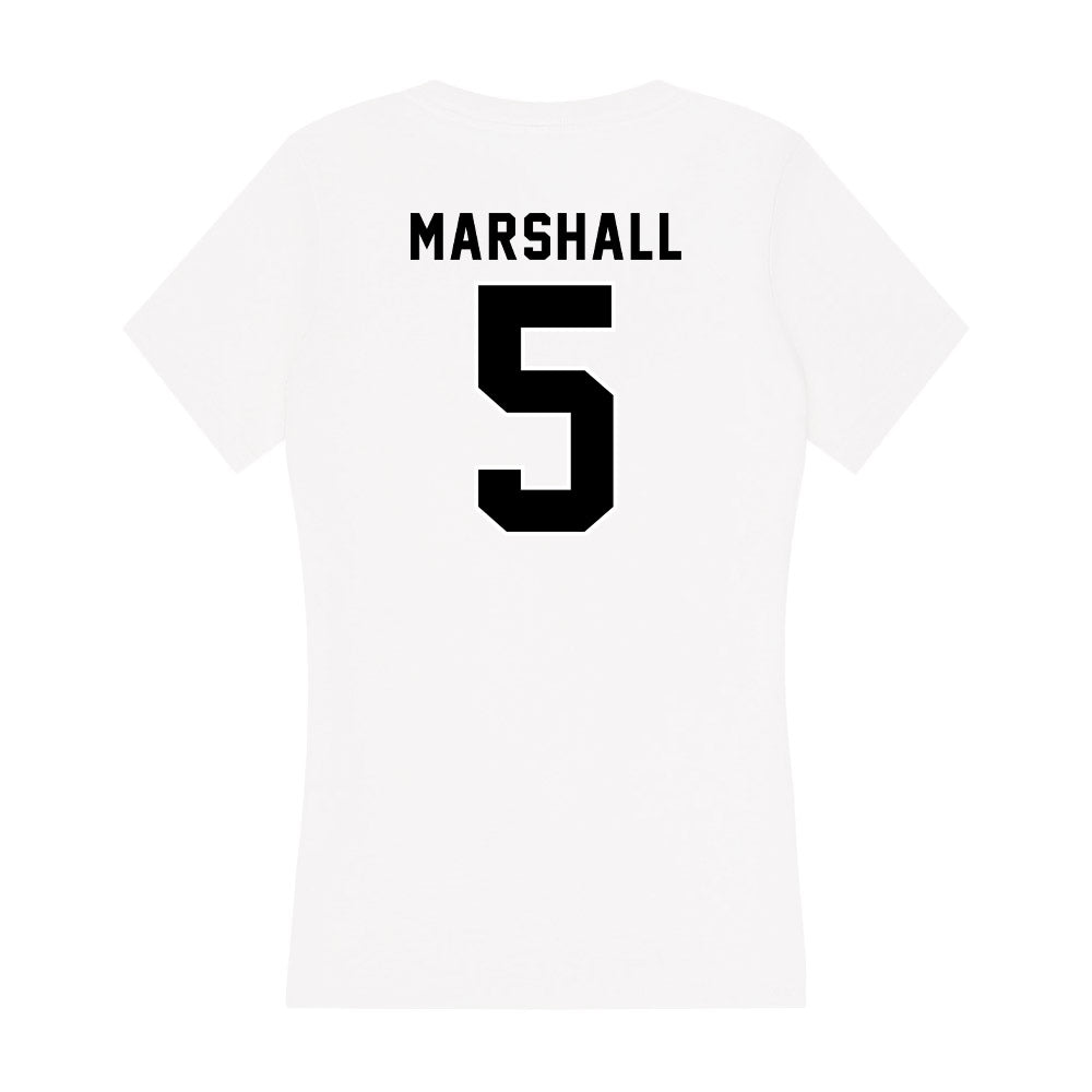 Providence - NCAA Men's Soccer : Brandon Marshall - Women's V-Neck T-Shirt-1