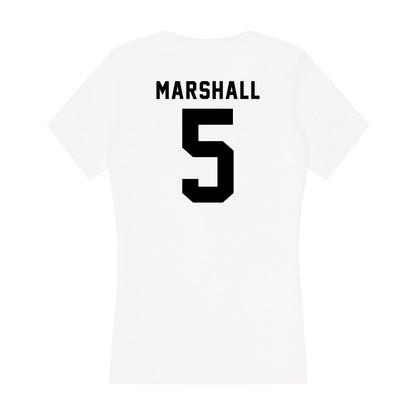 Providence - NCAA Men's Soccer : Brandon Marshall - Women's V-Neck T-Shirt-1