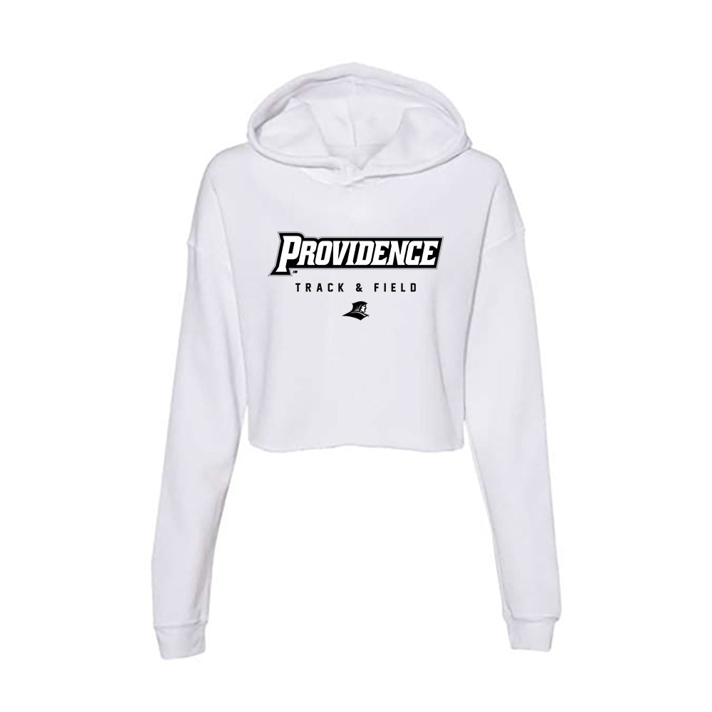 Providence - NCAA Men's Track & Field : Nik Ventura - Women's Crop Fleece Hoodie-0