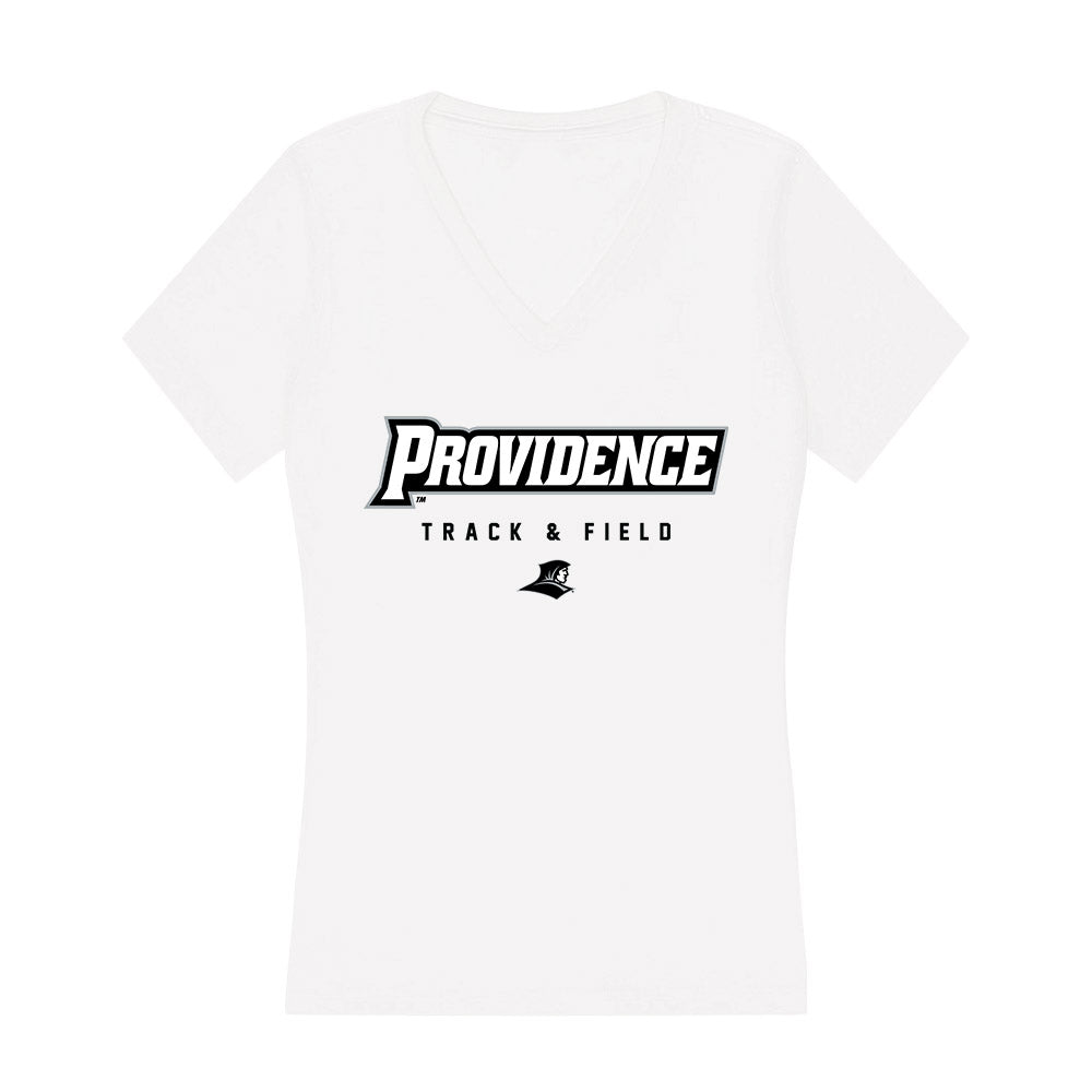 Providence - NCAA Women's Track & Field : Morgan Blout - Women's V-Neck T-Shirt-0