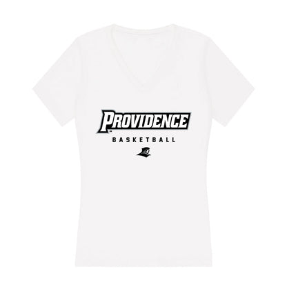 Providence - NCAA Women's Basketball : Teneisia Brown - Women's V-Neck T-Shirt-0